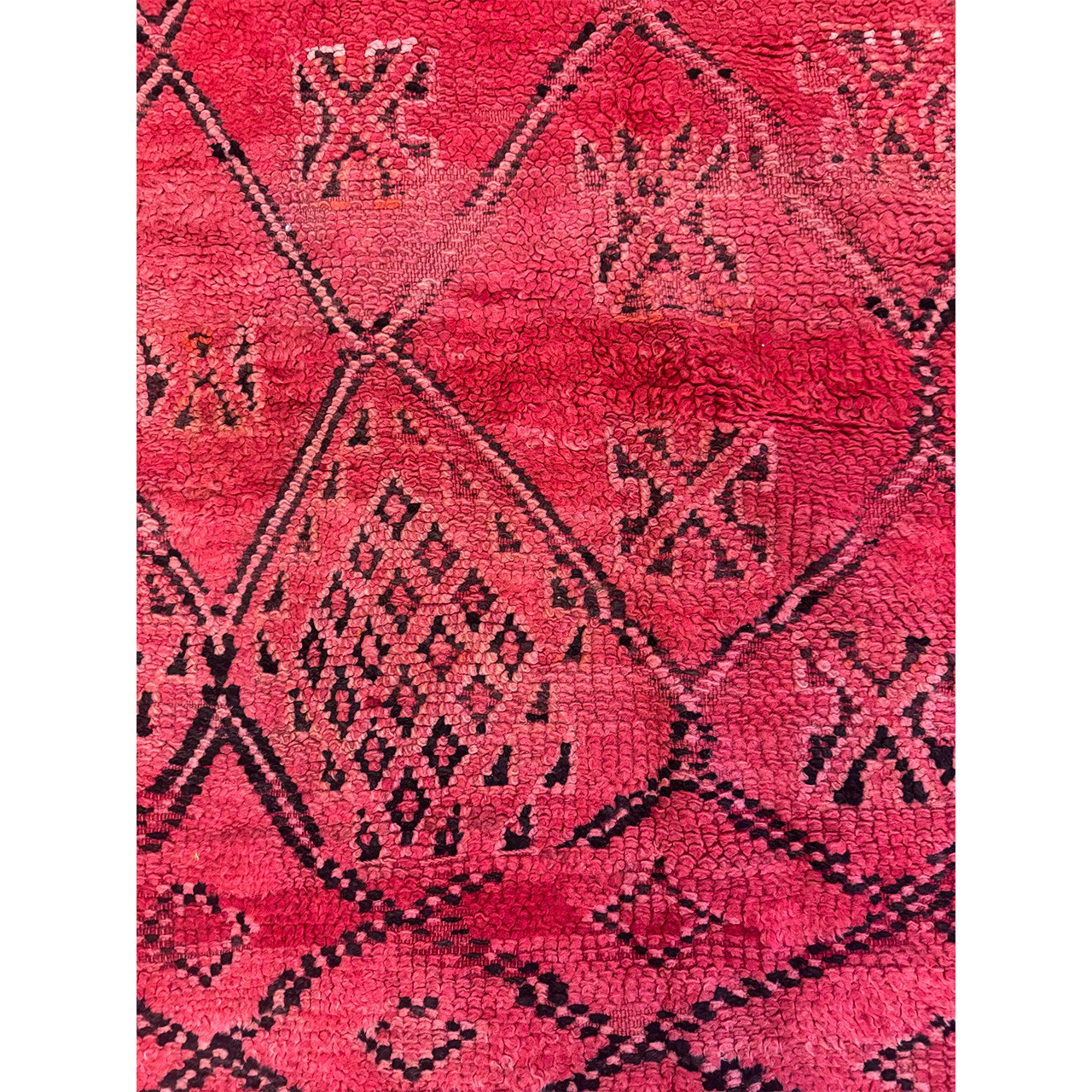 Vintage Red Moroccan Rug
