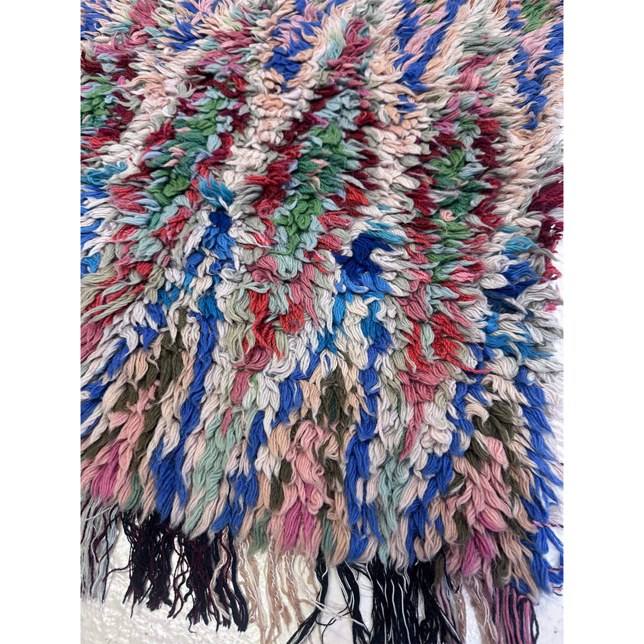 High Pile Moroccan Boucherouite Runner