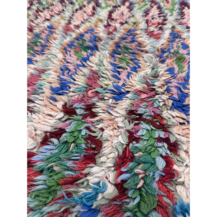 High Pile Moroccan Boucherouite Runner