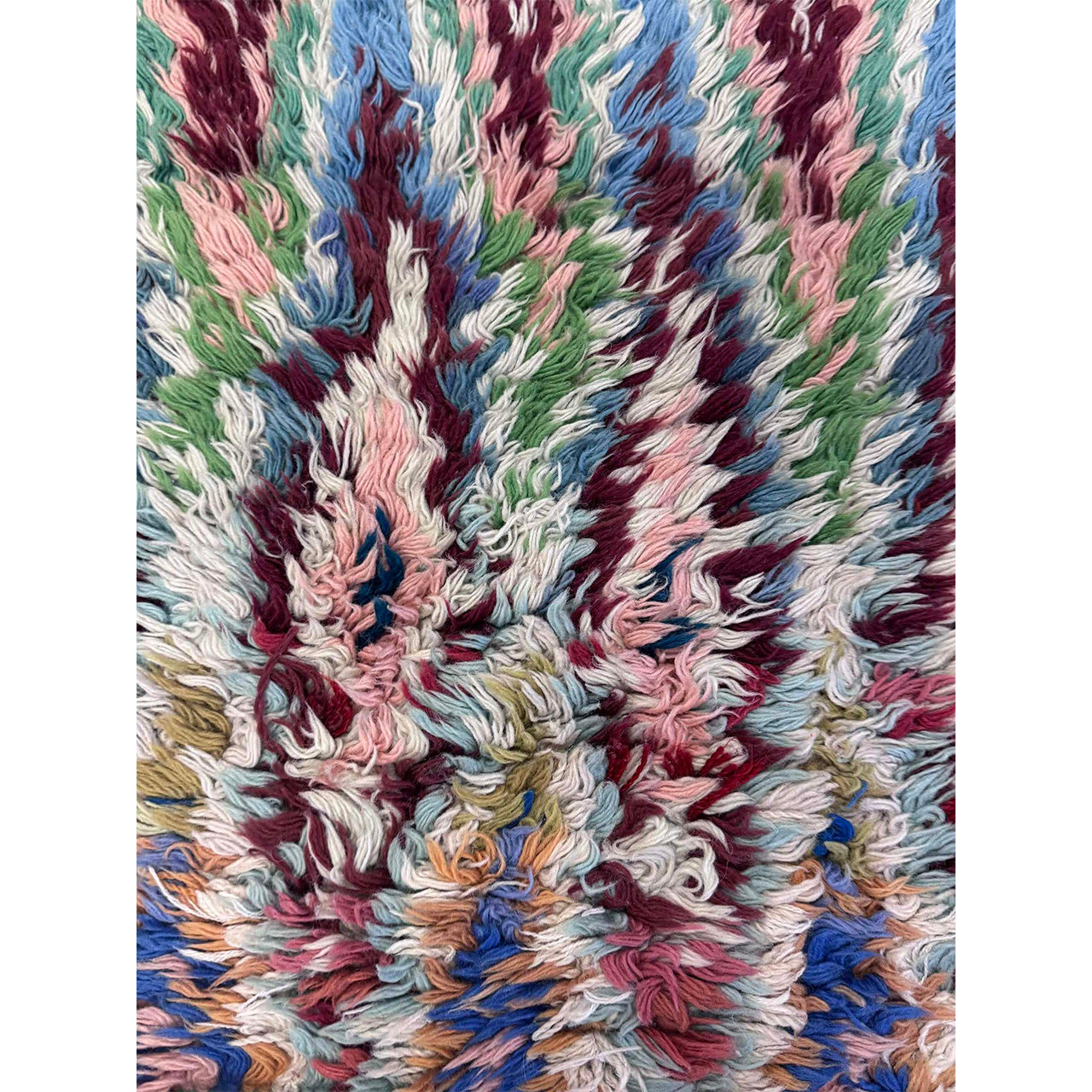 High Pile Moroccan Boucherouite Runner