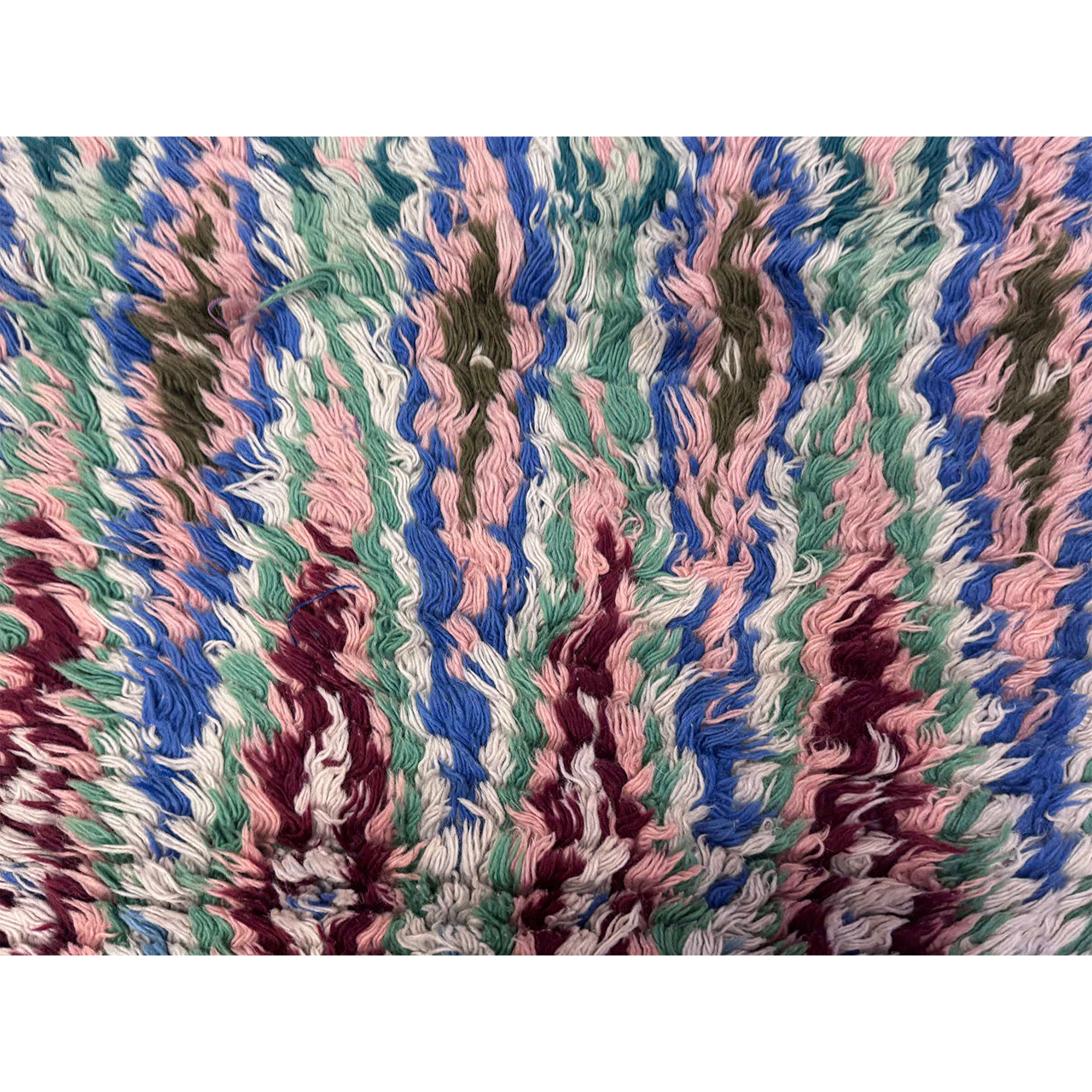 High Pile Moroccan Boucherouite Runner