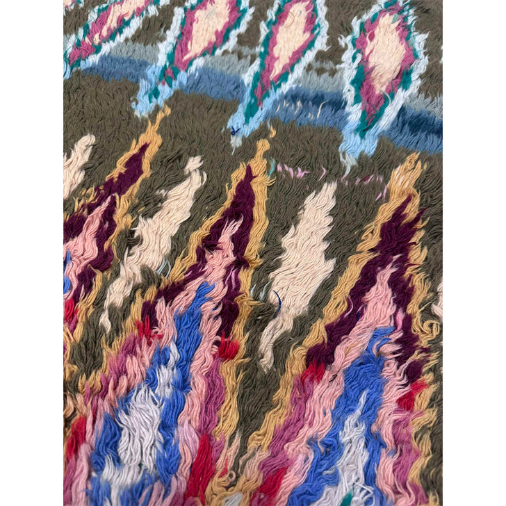 High Pile Moroccan Boucherouite Runner