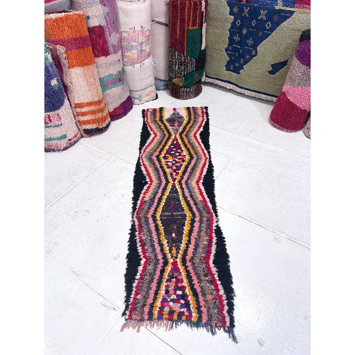 Moroccan Diamond Boucherouite Runner