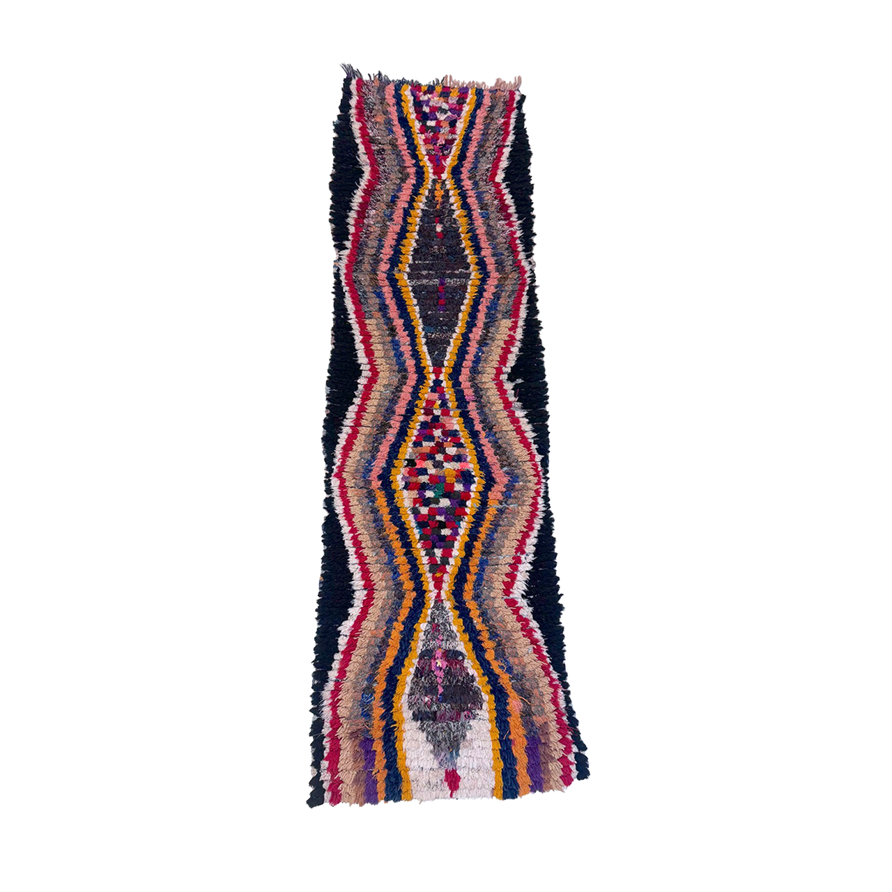 Moroccan Diamond Boucherouite Runner