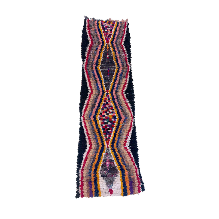 Moroccan Diamond Boucherouite Runner
