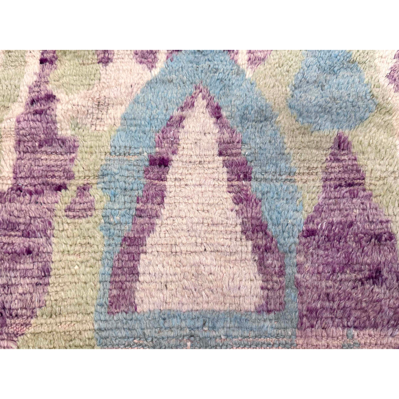 Faded Green Moroccan Boujad Rug