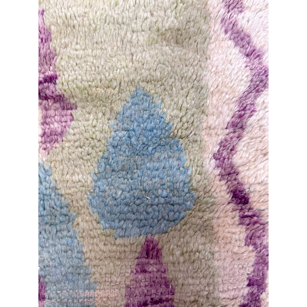 Faded Green Moroccan Boujad Rug