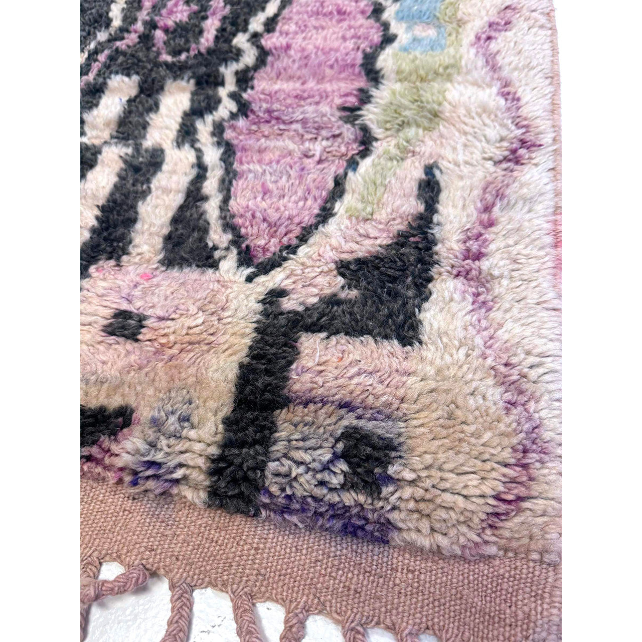 Small Moroccan Hand-knotted Rug