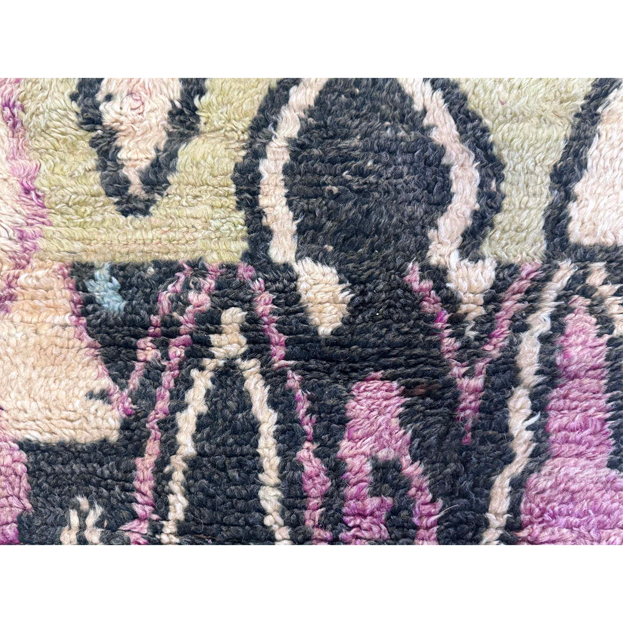 Small Moroccan Hand-knotted Rug