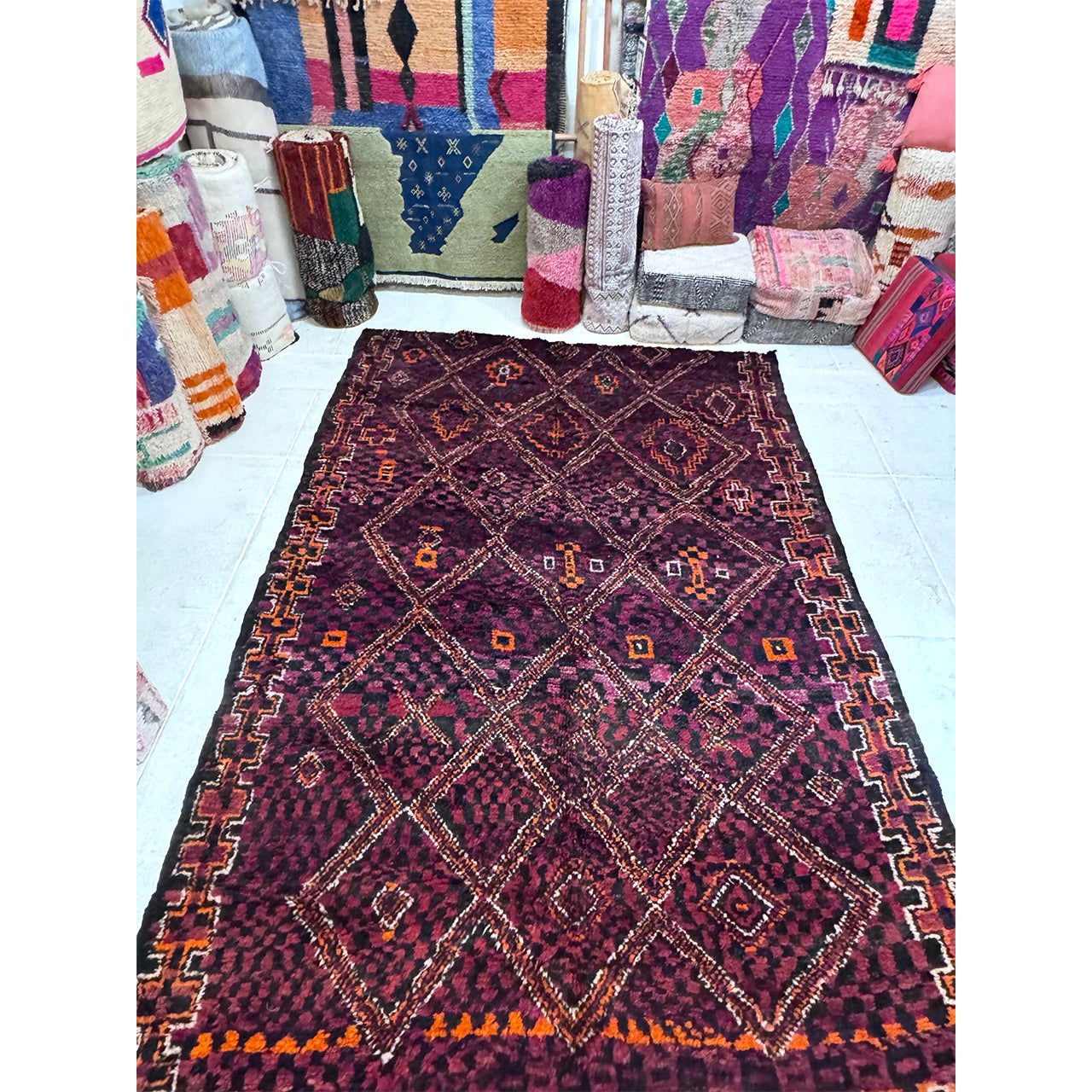Oversized Moroccan Vintage Rug
