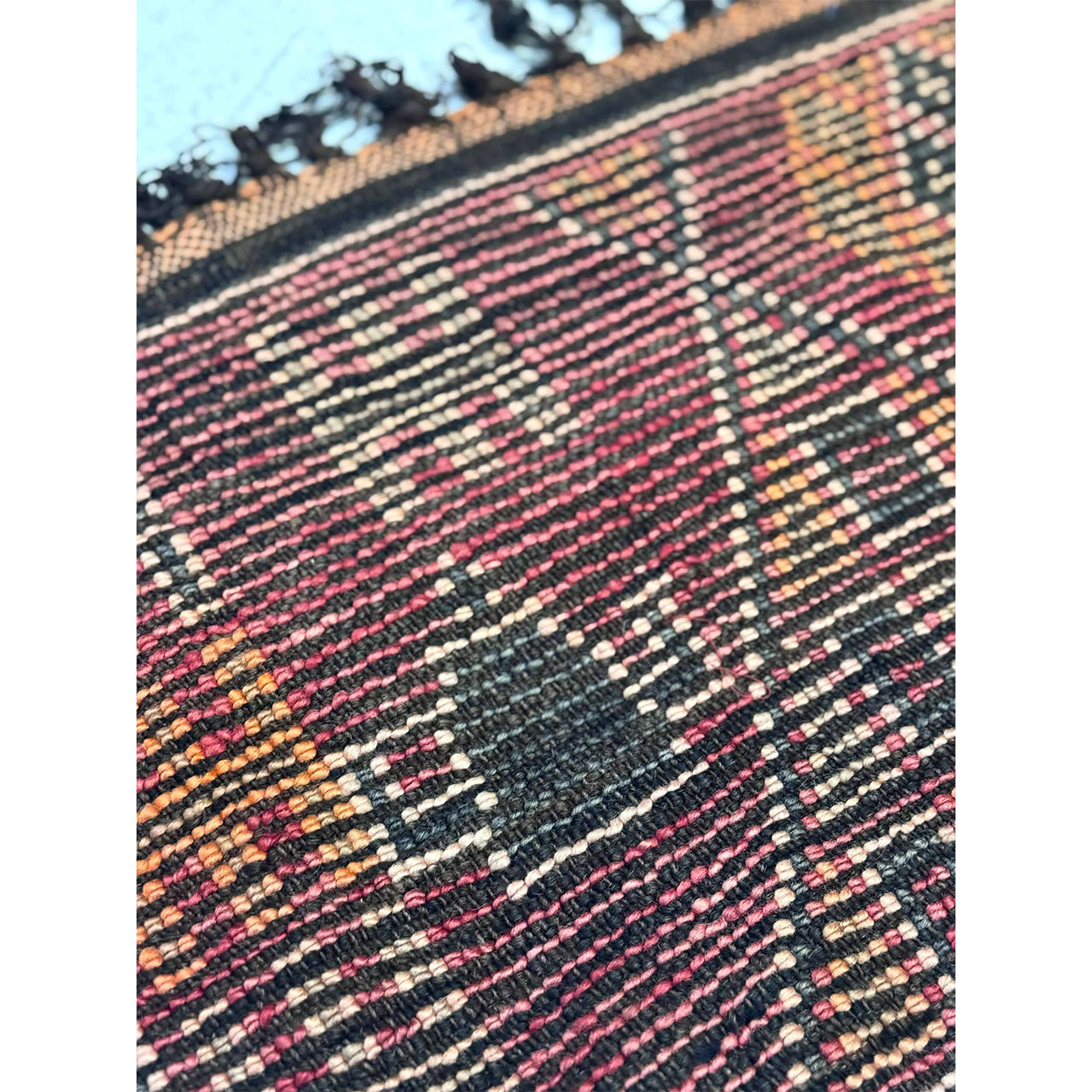 Vintage Red Beni Mguild Rug