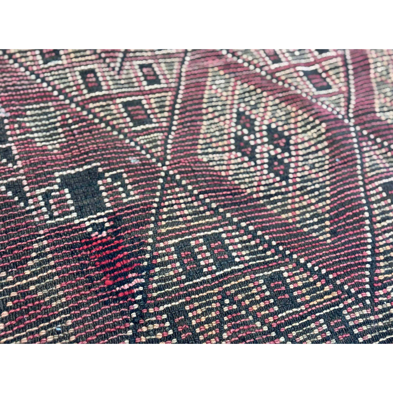 Vintage Red Beni Mguild Rug