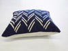 Indigo Zags Pillow - Kantara | Moroccan Rugs