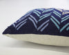 Indigo Zags Pillow - Kantara | Moroccan Rugs