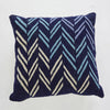 Indigo Zags Pillow - Kantara | Moroccan Rugs