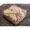 Cream colored Moroccan floor pillow pouf - Kantara | Moroccan Rugs