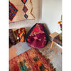 Pink and purple Moroccan rug bean bag chair - Kantara | Moroccan Rugs