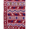 HICHAM - Bright Moroccan flatweave rug with birds - Kantara | Moroccan Rugs