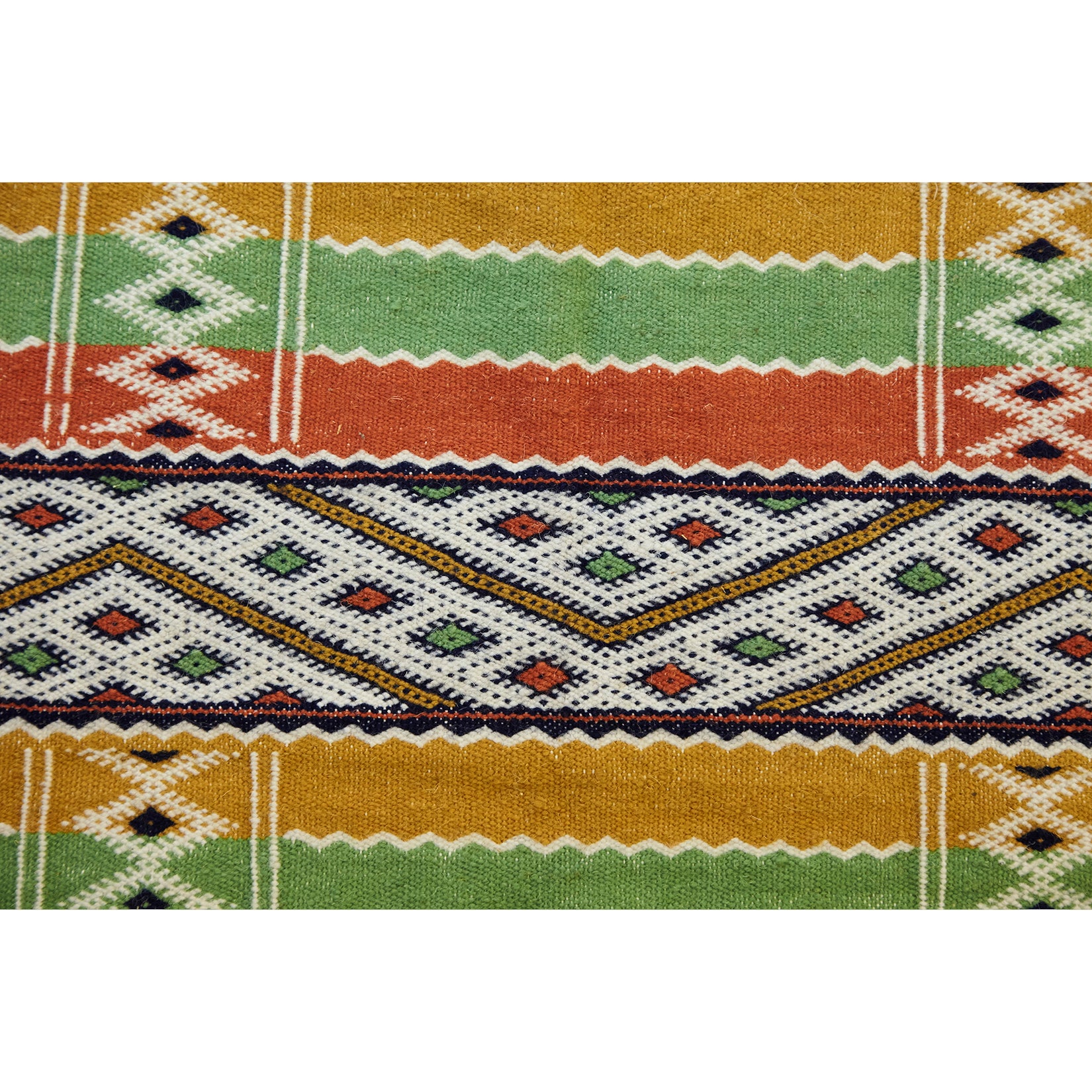 Contemporary colorful flat weave berber rug - Kantara | Moroccan Rugs