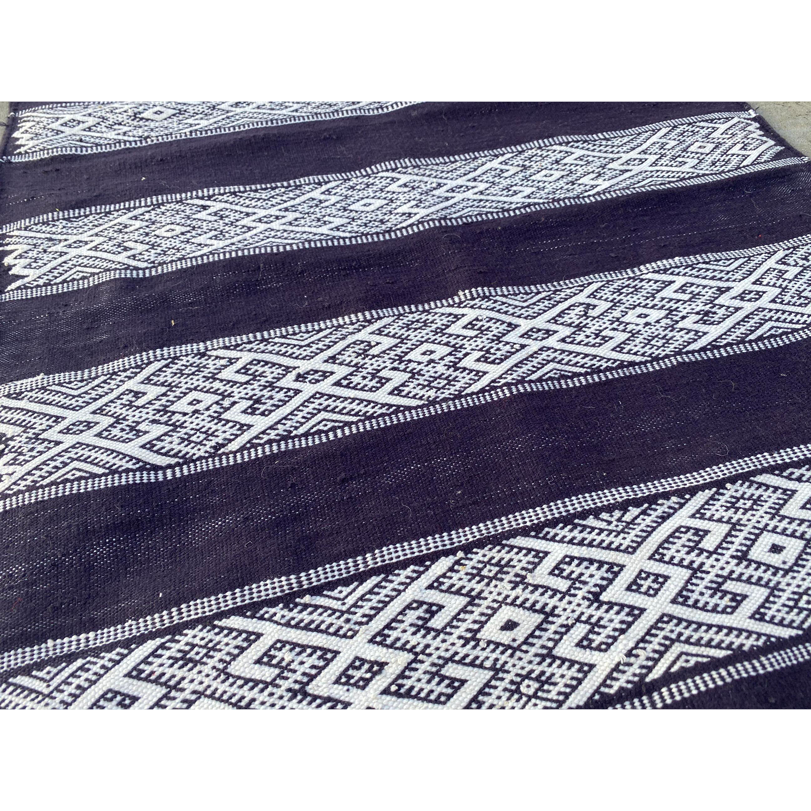 Purple flatweave berber carpet - Kantara | Moroccan Rugs