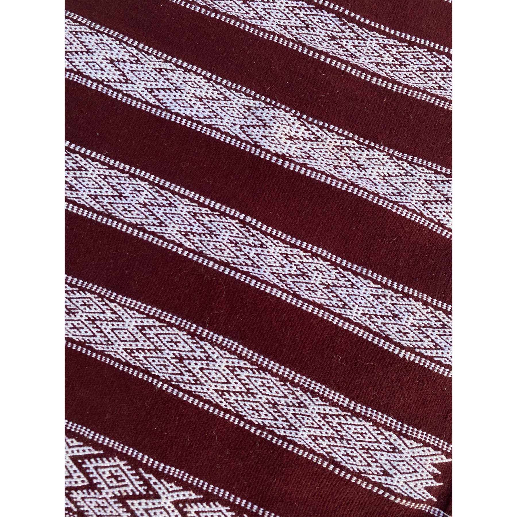 Striped red Moroccan flatweave kilim - Kantara | Moroccan Rugs