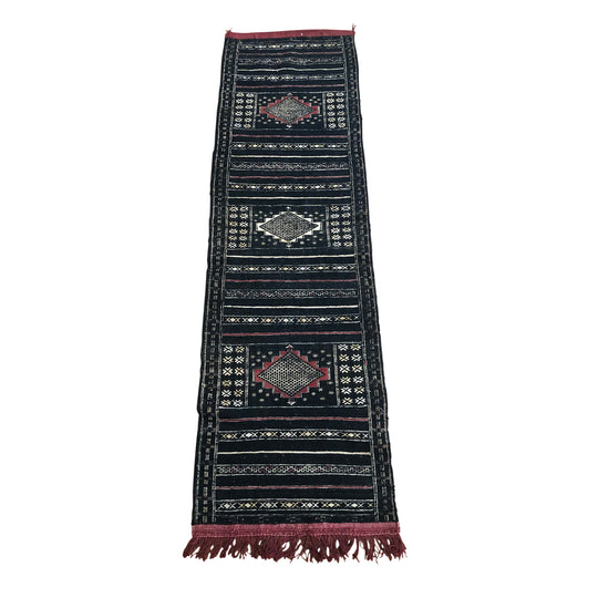  Authentic Moroccan flatweave runner rug - Kantara | Moroccan Rugs