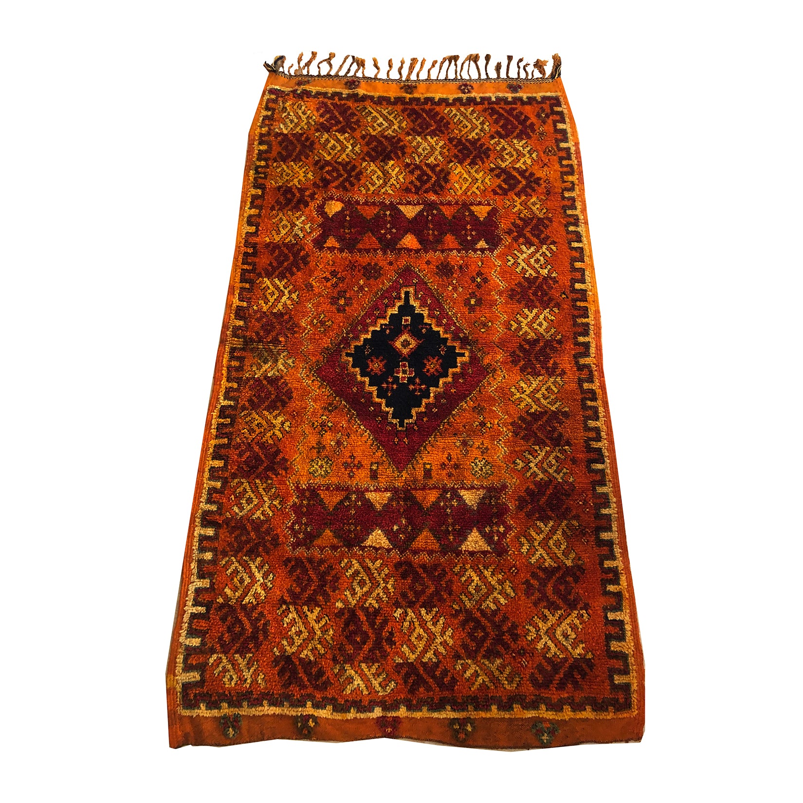 Authentic Moroccan red vintage rug - Kantara | Moroccan Rugs