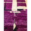 Vintage bohemian purple and black berber carpet - Kantara | Moroccan Rugs