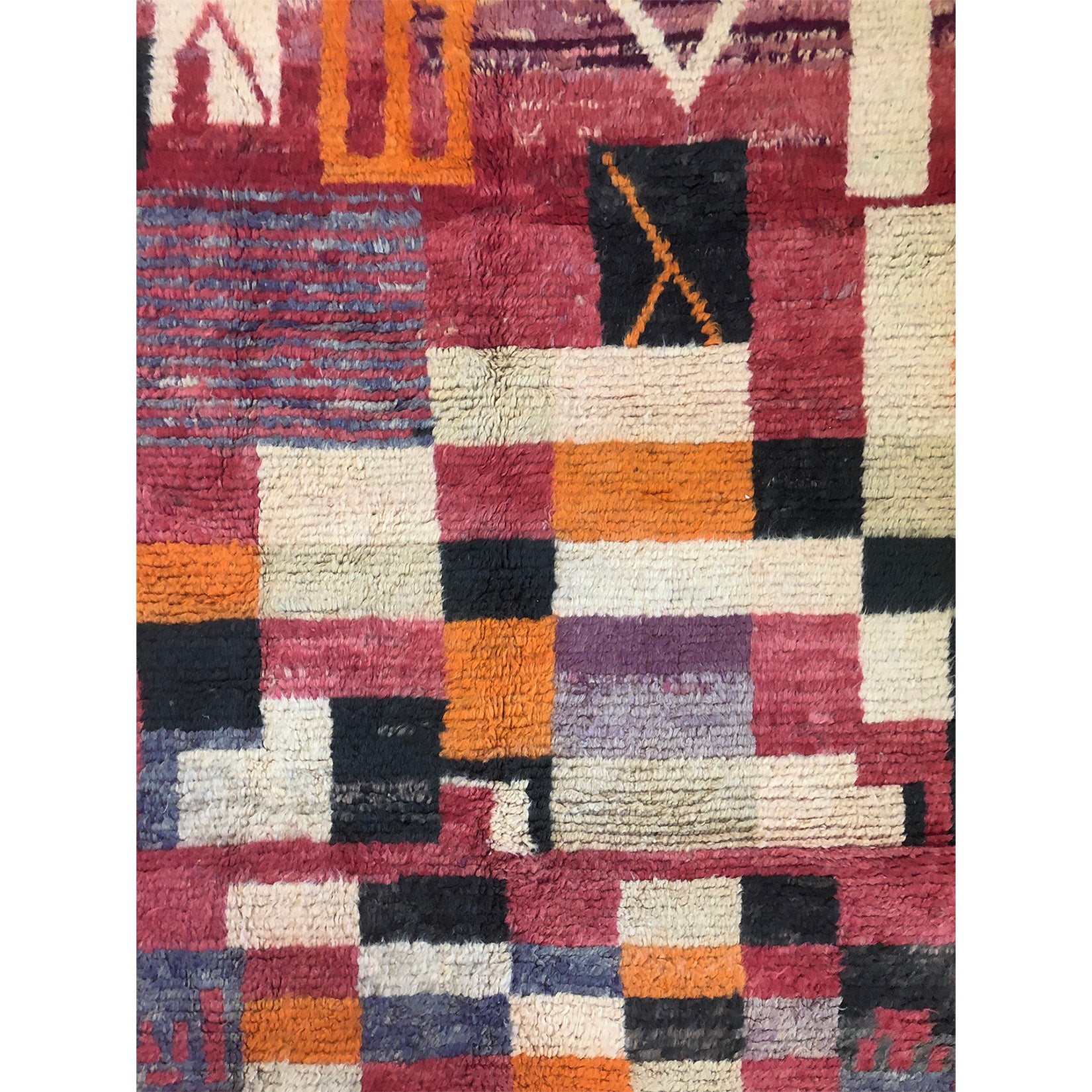 Colorful art deco berber carpet - Kantara | Moroccan Rugs