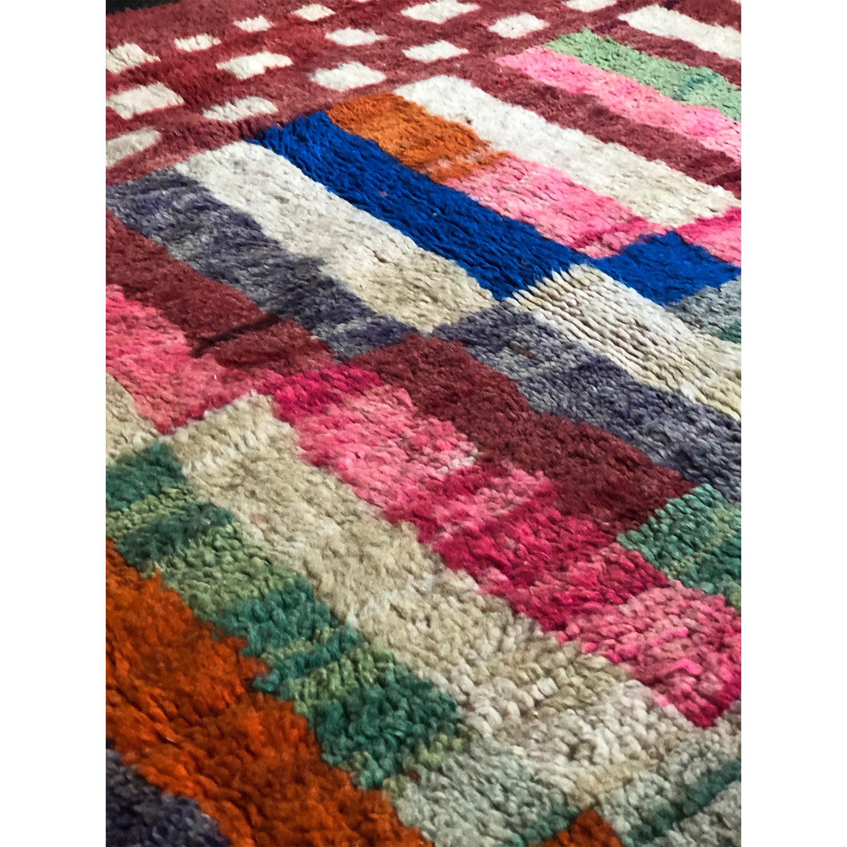 Rust colored red vintage rug - Kantara | Moroccan Rugs