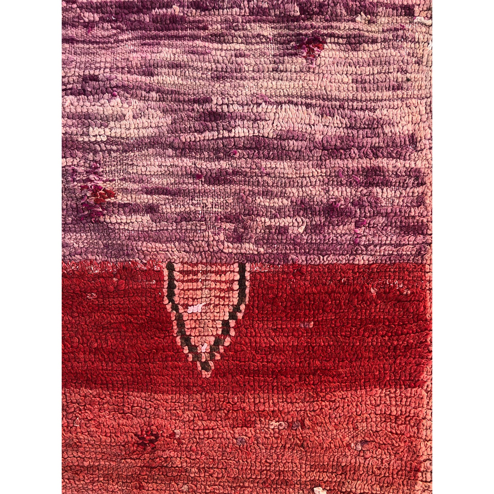 Red pink and purple boho chic Moroccan rug  - Kantara | Moroccan Rugs