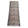 Traditional brown and white Moroccan runner rug - Kantara | Moroccan Rugs