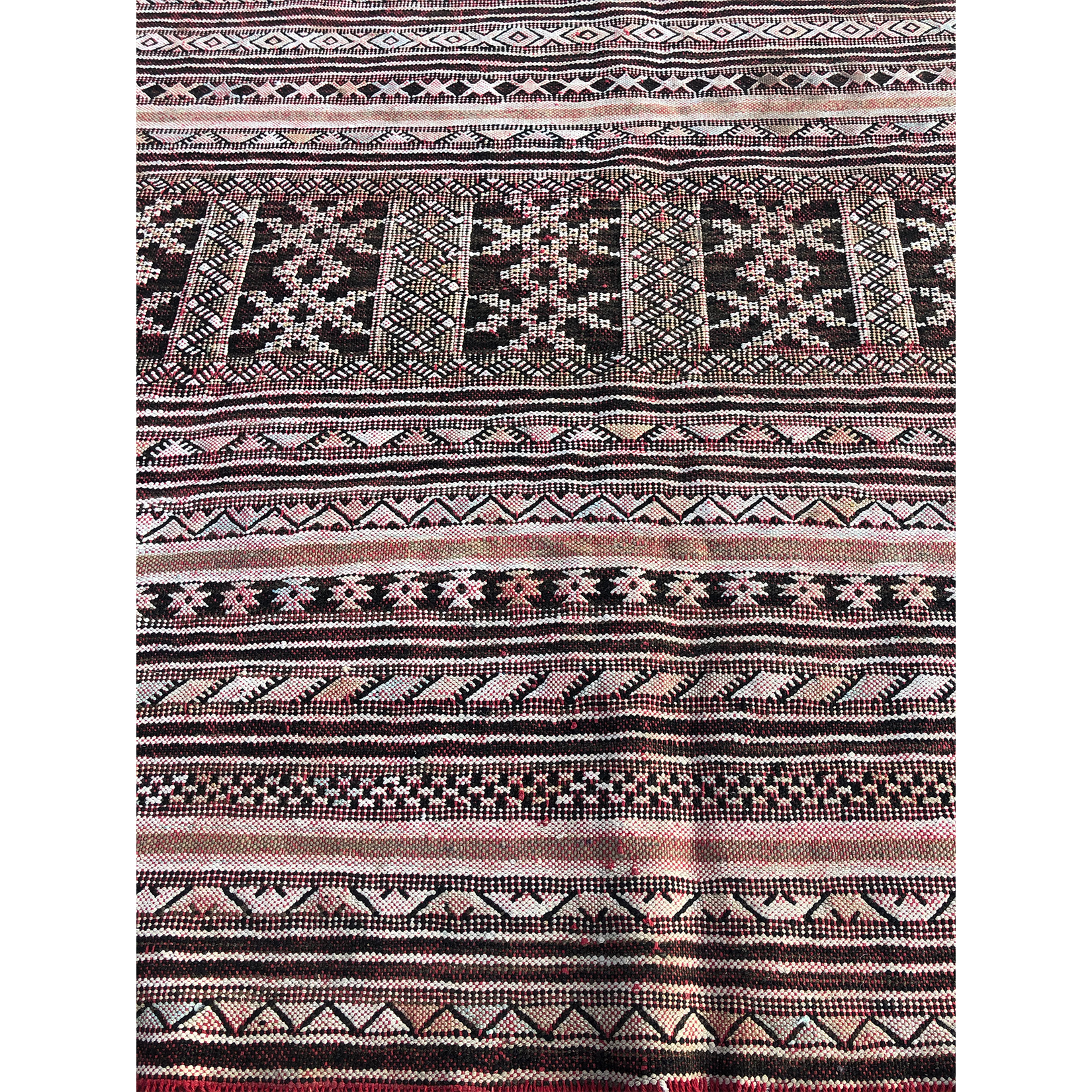 TUTTI - square Moroccan flatweave rug - Kantara | Moroccan Rugs