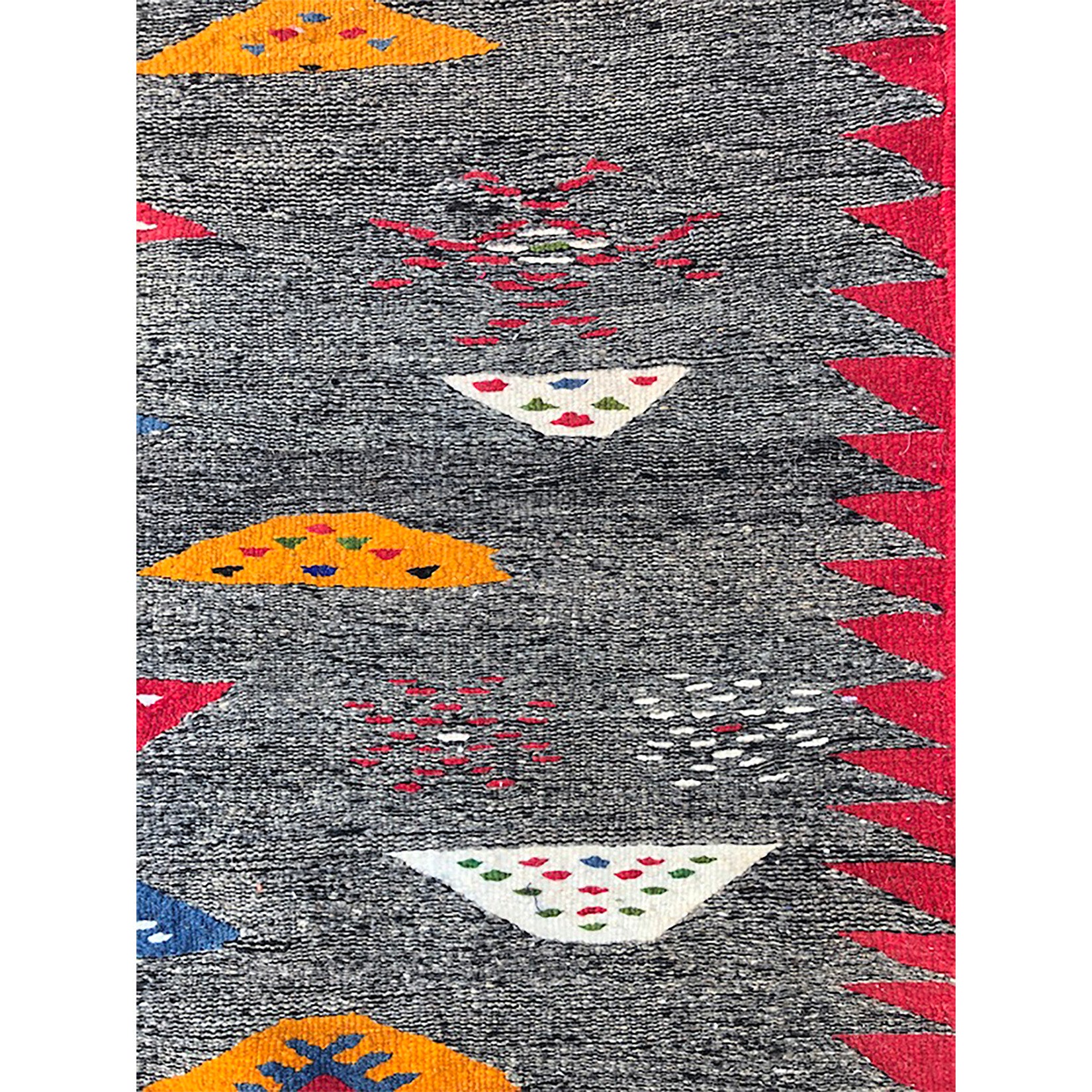 Gray berber tribal runner rug - Kantara | Moroccan Rugs