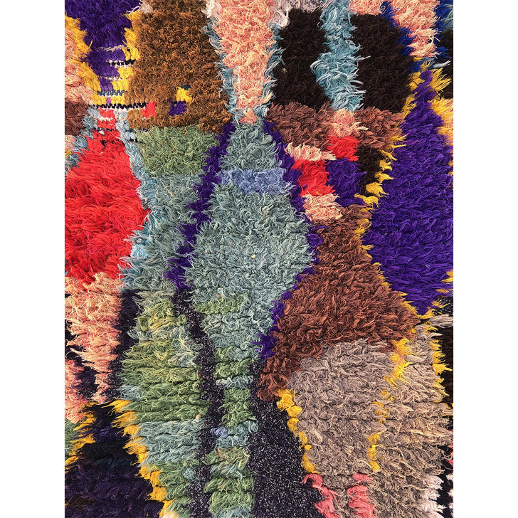 DALIA - Colorful Moroccan boucherouite rag rug - Kantara | Moroccan Rugs
