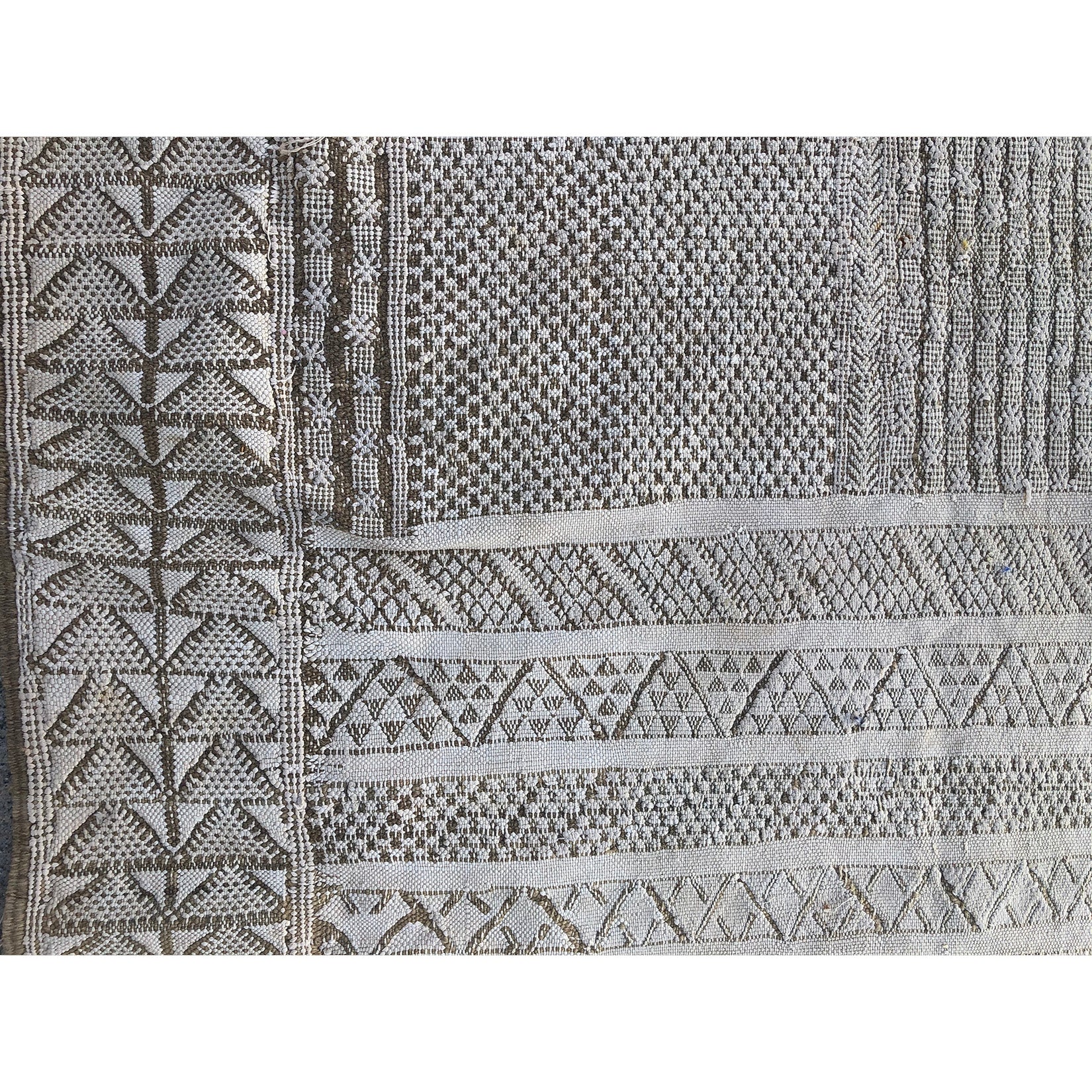 MILA - Large white Moroccan flatweave - Kantara | Moroccan Rugs