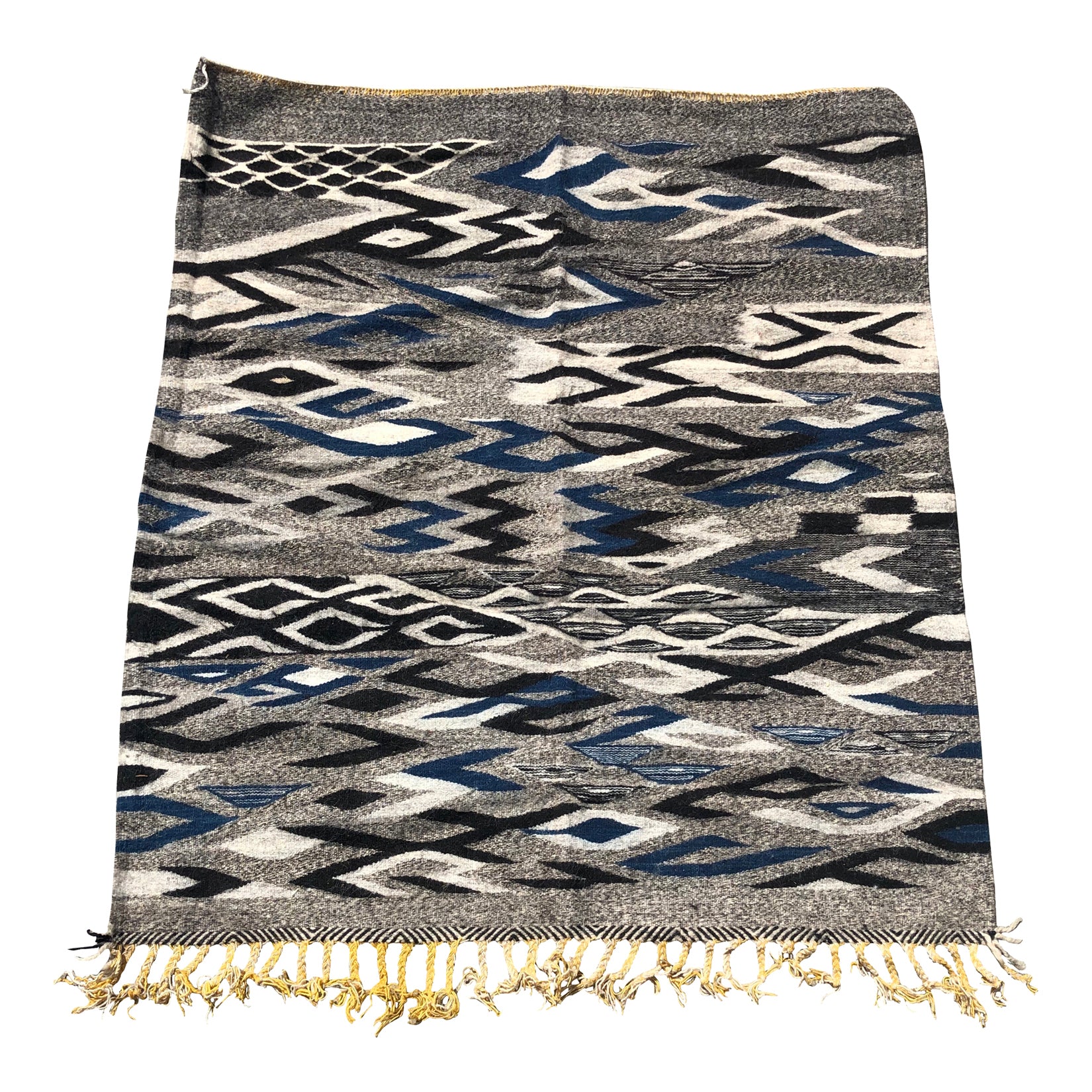 Contemporary blue and grey berber carpet - Kantara | Moroccan Rugs