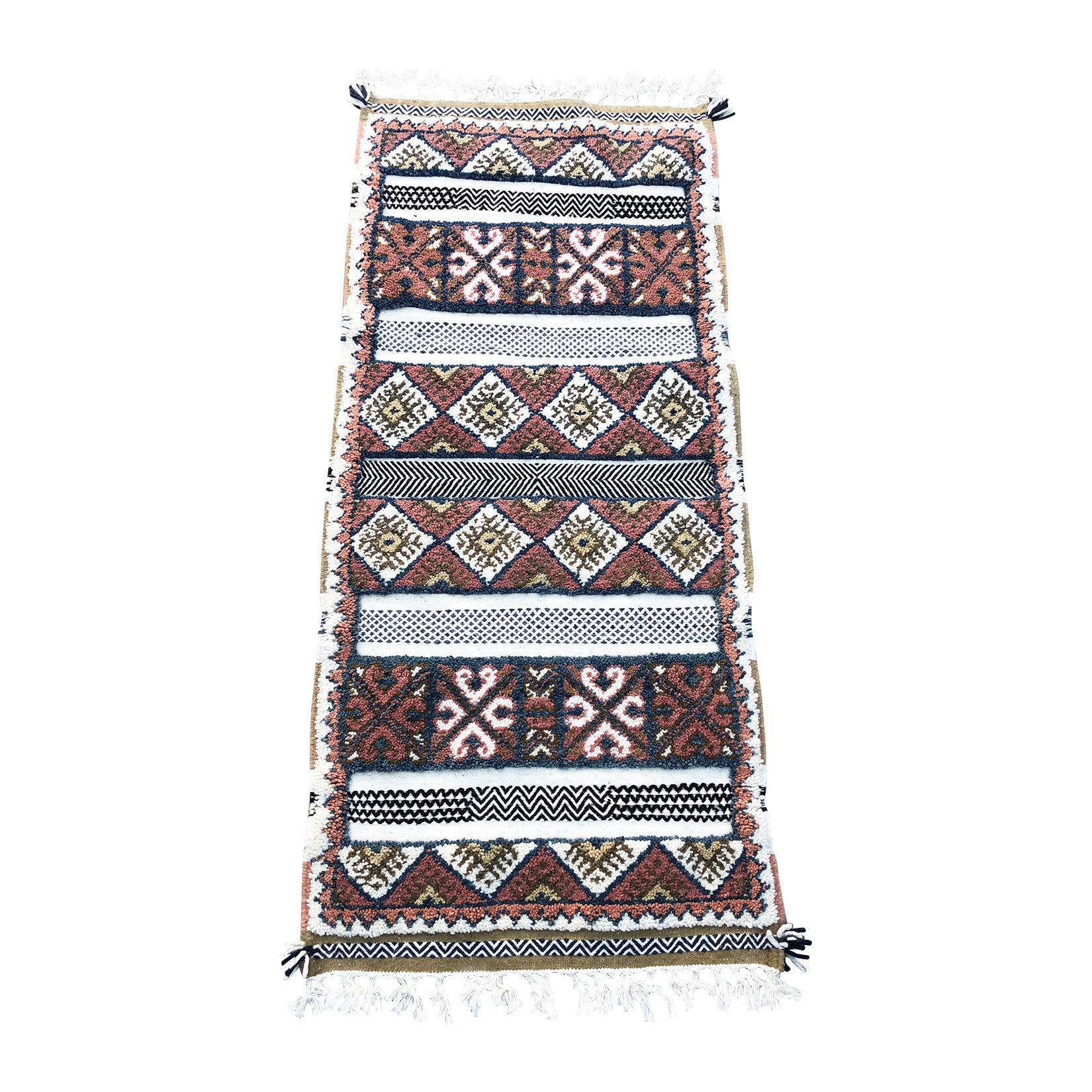 Contemporary tribal Moroccan runner rug - Kantara | Moroccan Rugs
