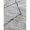 Neutral Moroccan Beni Ourain featuring diamond pattern  - Kantara | Moroccan Rugs