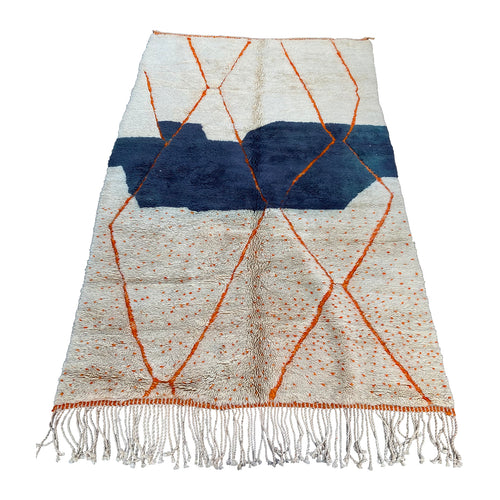 Large white contemporary Moroccan rug - Kantara | Moroccan Rugs