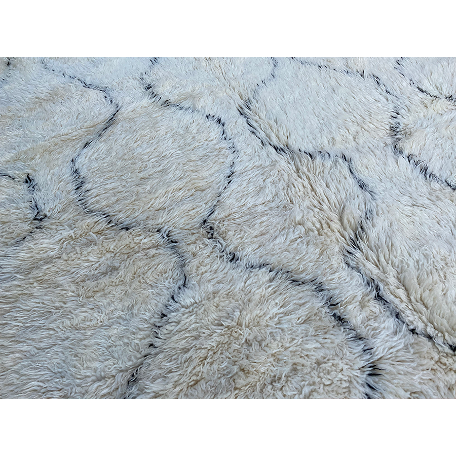 White bohemian berber carpet - Kantara | Moroccan Rugs