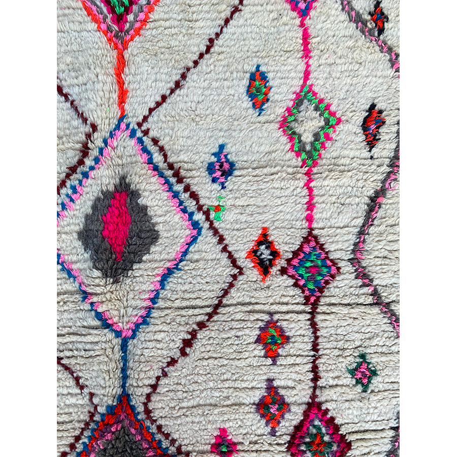 Contemporary white berber carpet  - Kantara | Moroccan Rugs