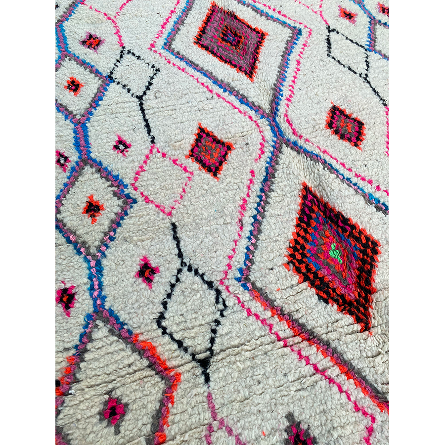 Colorful contemporary Moroccan area rug  - Kantara | Moroccan Rugs