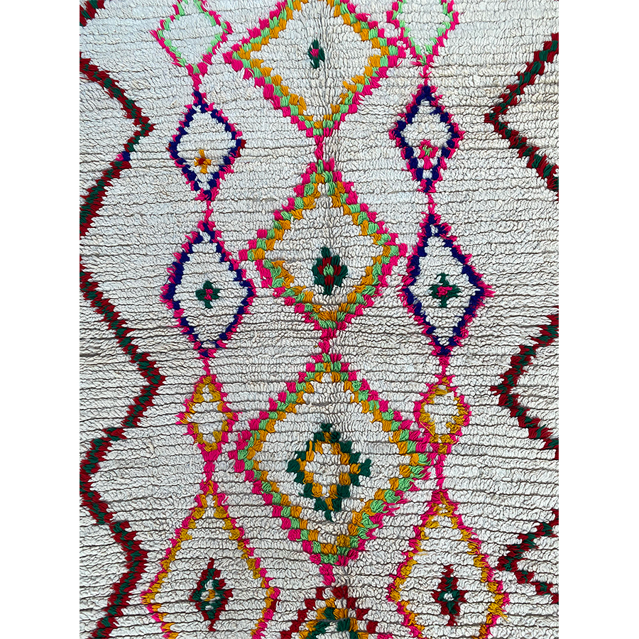 Authentic ourika Moroccan berber carpet  - Kantara | Moroccan Rugs