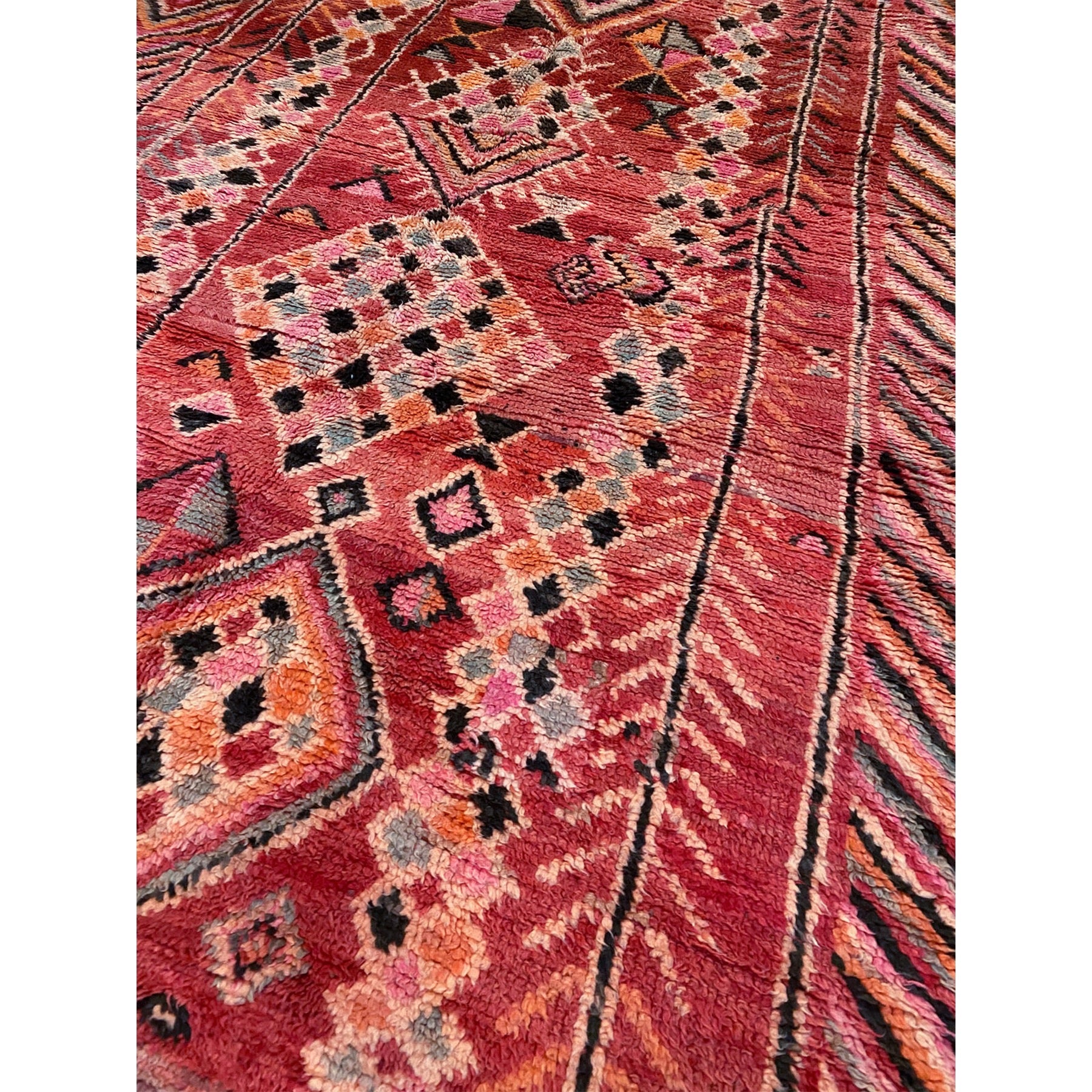 Colorful contemporary Moroccan berber carpet - Kantara | Moroccan Rugs