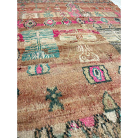 Colorful handknotted Moroccan living room area rug - Kantara | Moroccan Rugs