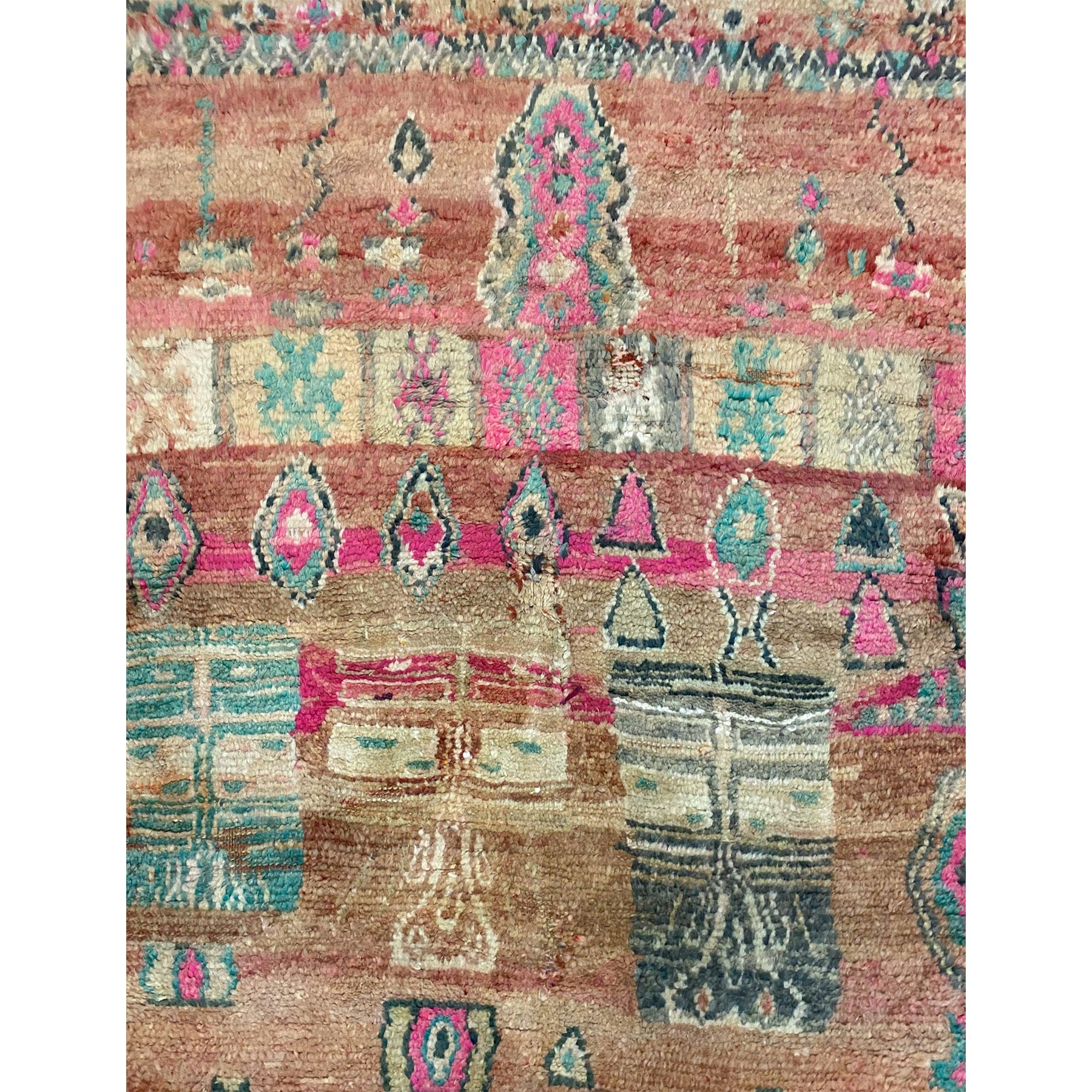 Modern colorful wool berber carpet - Kantara | Moroccan Rugs