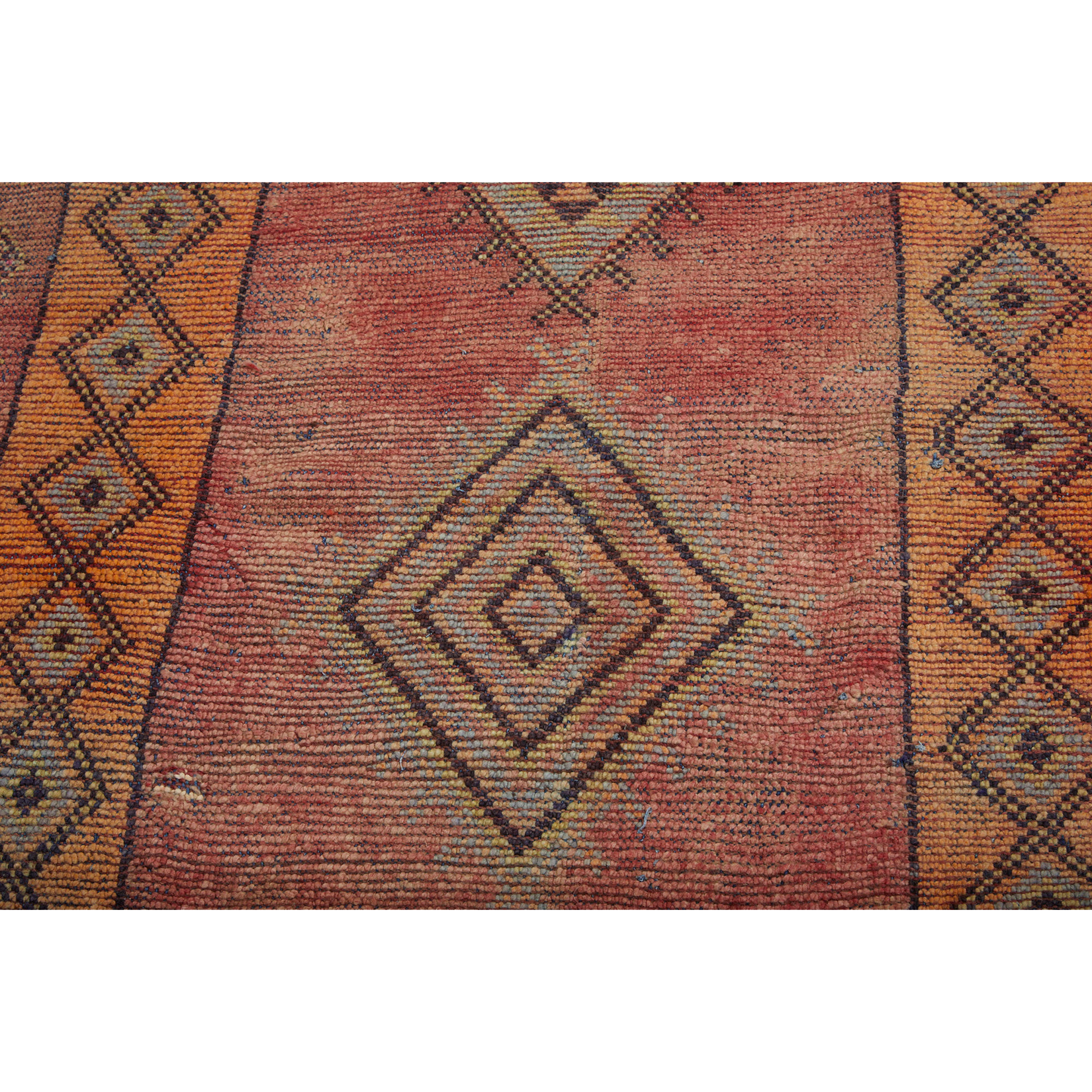 Large reversible red vintage Moroccan rug - Kantara | Moroccan Rugs