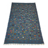 Sky blue flatwoven Moroccan kilim rug - Kantara | Moroccan Rugs