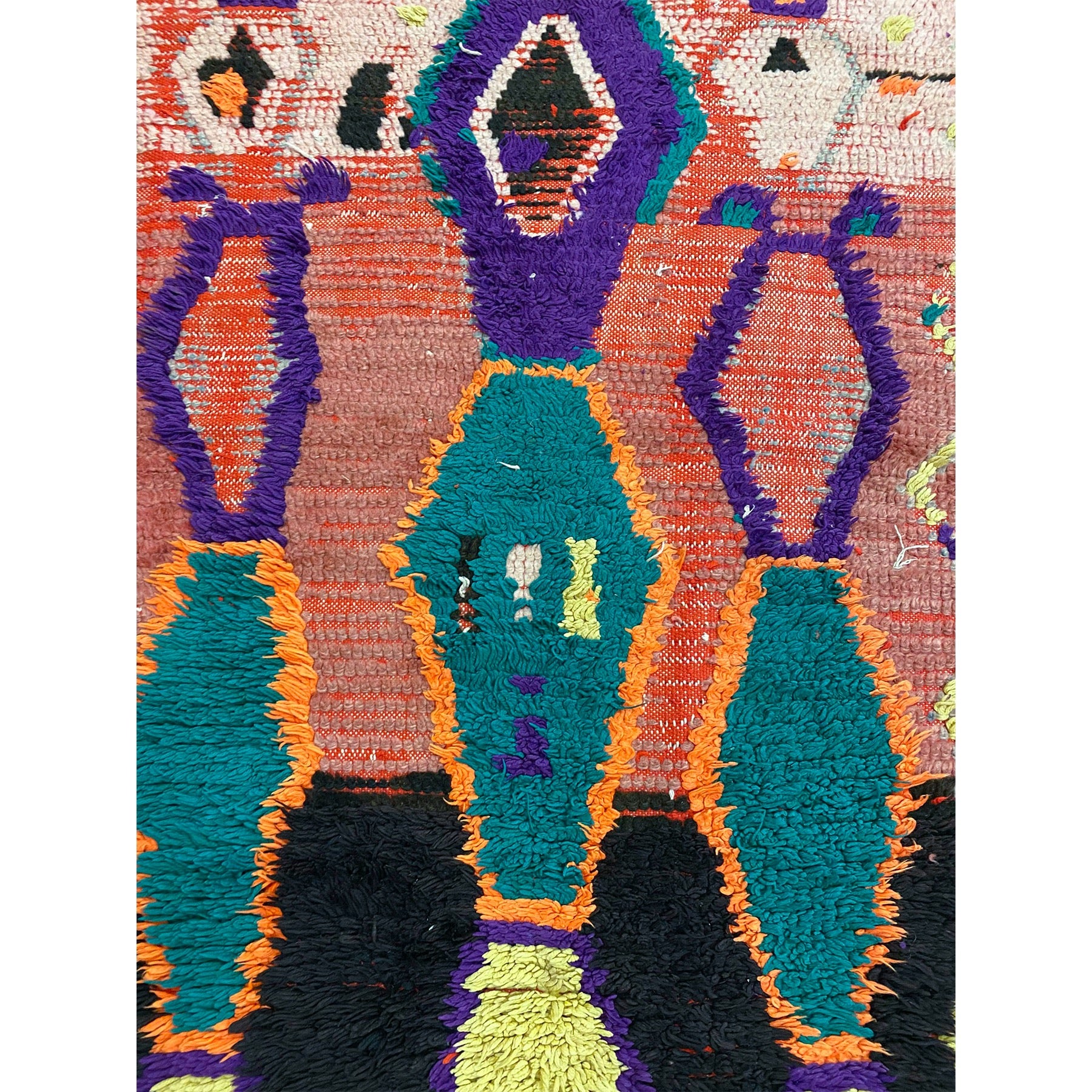 Unique colorful Moroccan berber runner rug - Kantara | Moroccan Rugs